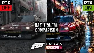 Forza Horizon 6 - Ray Tracing OFF vs ON Comparison