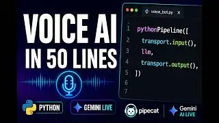Build a Real-Time Voice AI in Python - Faster Than ChatGPT Voice