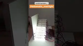 Automatic Staircase light #arduino #automation #electroniccomponent #nodemcu #electronics #opencv