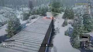 Snowrunner valley pipe line building