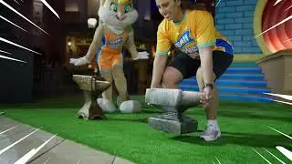 Get In The Game with Team Looney Tunes In Warner Bros. World Yas Island, Abu Dhabi