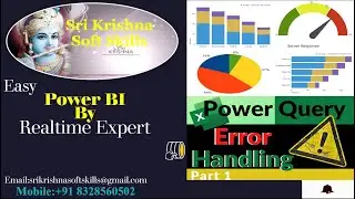 Error Handling in Power Query || How to Deal with Power Query Errors || SS Skills (Part 1)