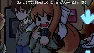 Friday Night Funkin - Glitcher Monika Remix (Kinda) [FNF Mod]