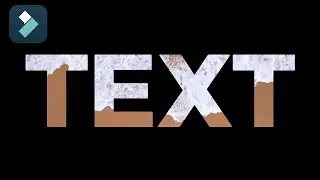 How To Create Video Inside Text In Filmora