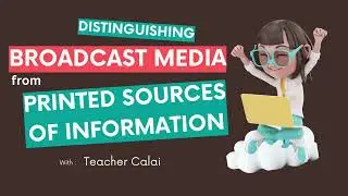 Distinguishing Broadcast Media from Printed Sources of Information #shorts #teachercalai