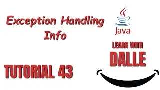 Exception Handling Info | JAVA Tutorial #43