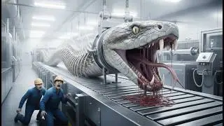 Inside an Anaconda Factory: 'Amazonia Tan' Finishing Line | Full Eco-Tanning Process 2026