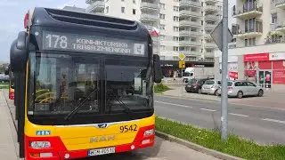 Linia 178 - MAN Lion's City Hybrid #9542 ( Mobilis )