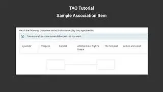 Creating an item with an Associate Interaction