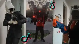 Skibidi Toilet Tiktok Compilation 💖 Cosplay Cameraman TVwoman Tiktoks