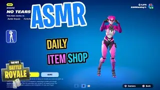 ASMR Fortnite NEW No Tears Emote! Daily Item Shop 🎮🎧 Relaxing Whispering 😴💤