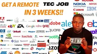How To Get A Remote Job With No Experience| Fastest way to Get a Tech Job in Nigeria