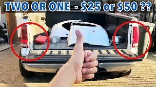 Mod #01 - 2001 F350 Tailgate Assist mod 2 shocks better than one??