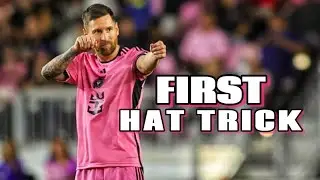 MAGICAL Messi Scores FIRST MLS Hat Trick vs New England!