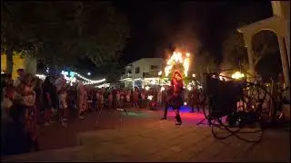 Евпатория Огненное шоу набережная Горького