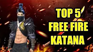Free Fire Most popular 😎 Katanas || New Trending Katanas of FF 😍