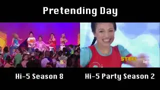 Hi-5 Pretending Day comparison (AUS and Party)