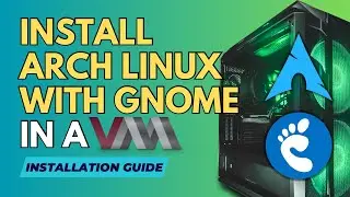 Install ARCH LINUX with GNOME in VIRTUAL Machines. Works on REAL HARDWARE too.