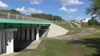 Лето 2021 год, мост. Орловская область, Плещеево