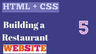 Building a Restaurant Website -5- Building the Navbar - part 3