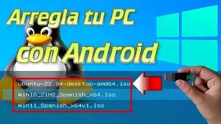 Create a Windows and Linux installation Pendrive from Android | Recover your PC