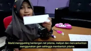 Aktiviti membina dan melabel prisma
