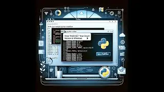 Как Задать Версию Python по Умолчанию в Windows: Решение для Множественных Установок Python