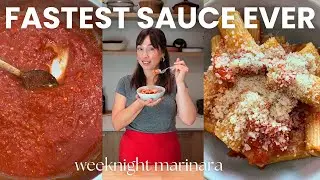 How to make marinara sauce in a hurry!
