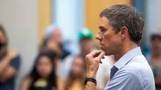 Beto O'Rourke responds to another heckler about gun violence