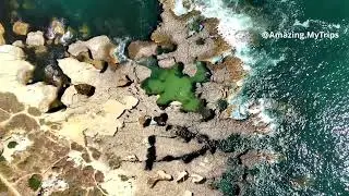 Piscina natural no Algarve, Portugal