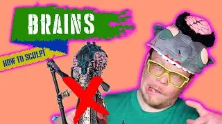 Sculpting Brains with Greenstuff - How to Sculpt Miniatures