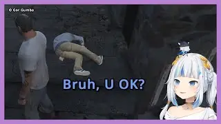 Sleepy Gura Reacts to GTA V Violence