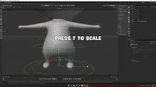 How to scale  rigged model in 28 second | R19- 2024 Cinema4d