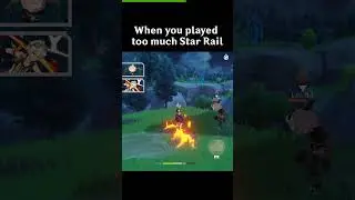 Resinless be like - Genshin Impact #genshinimpact #starrail