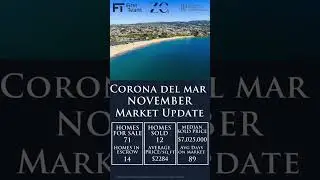 OC Beach Cities November Market Update #housingupdate #realestate #orangecounty #housing #market