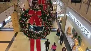 Christmas decorations at GIP Mall.Noida