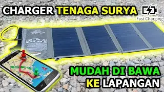 Review Charger Tenaga Surya Fast Charging, Tenaga Lapangan wajib punya | Choetech SC003