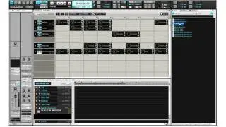 SONAR X1 -- Demonstration - Working with MIDI & Audio loops - Part 2