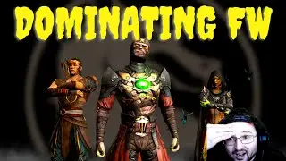 I Played the WORST GOLD TEAM and WRECKED FW Survivor Mode! EASY! MK Mobile!