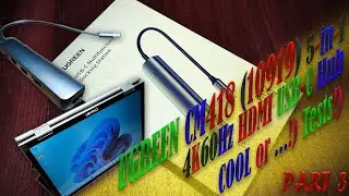 UGREEN CM418 (10919)- концентратор USB-C 5-в-1. Чё за ПРИБЛУДА к ноутбуку-планшету АКРОБАТУ CHUWI!)