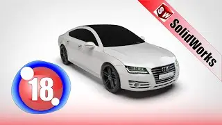 SolidWorks Modeling Audi RS 7 Episode 18