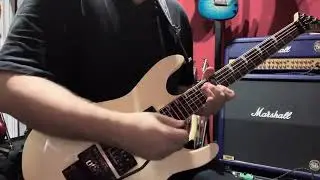 Lovrek - 1st test of my new Kramer American Floyd Rose Sustainer guitar, Temesvári Vasárnap intro