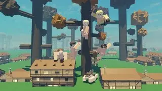 ROBLOX Attack on Titan AoT:Insertplayground Jaw and Cart Titan Showcase