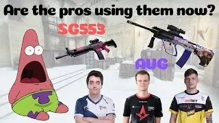 CS:GO | Are pros using the AUG & SG553 since the price update?