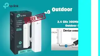 OVERVIEW ABOUT  TP LINK CPE220 2.4 GHz 300MBPS 12DBI OUTDOOR ACCESS POINT
