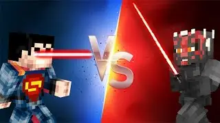 Minecraft Superheroes Battle Superman vs The Sith Lords