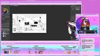 Working on commission stream