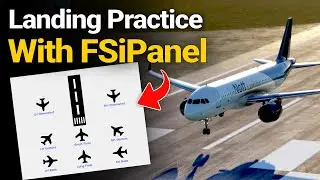Chill Stream and Landing Practice with FSiPanel - MSFS Live