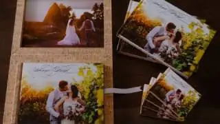 12x8" Italian Seamless Wedding Album - Kelowna wedding photographer