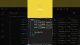 Chnage Background Color On Hover | HTML CSS #html5 #css #short